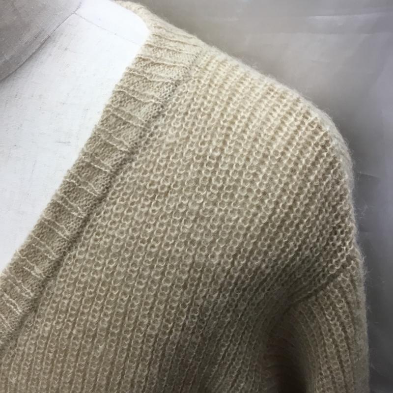 イロコイ Iroquois ニット、セーター 長袖 1 無地 ベージュ / ベージュ / メンズ USED 古着 中古 10114309