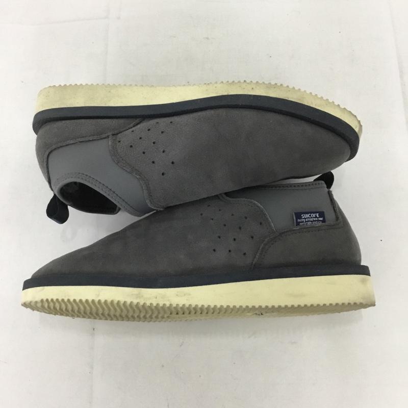 スイコック suicoke カジュアルシューズ カジュアルシューズ ムートンスニーカー スリッポン 25cm 25.0cm 無地 灰 / グレー / レディース USED 古着 中古 10133907
