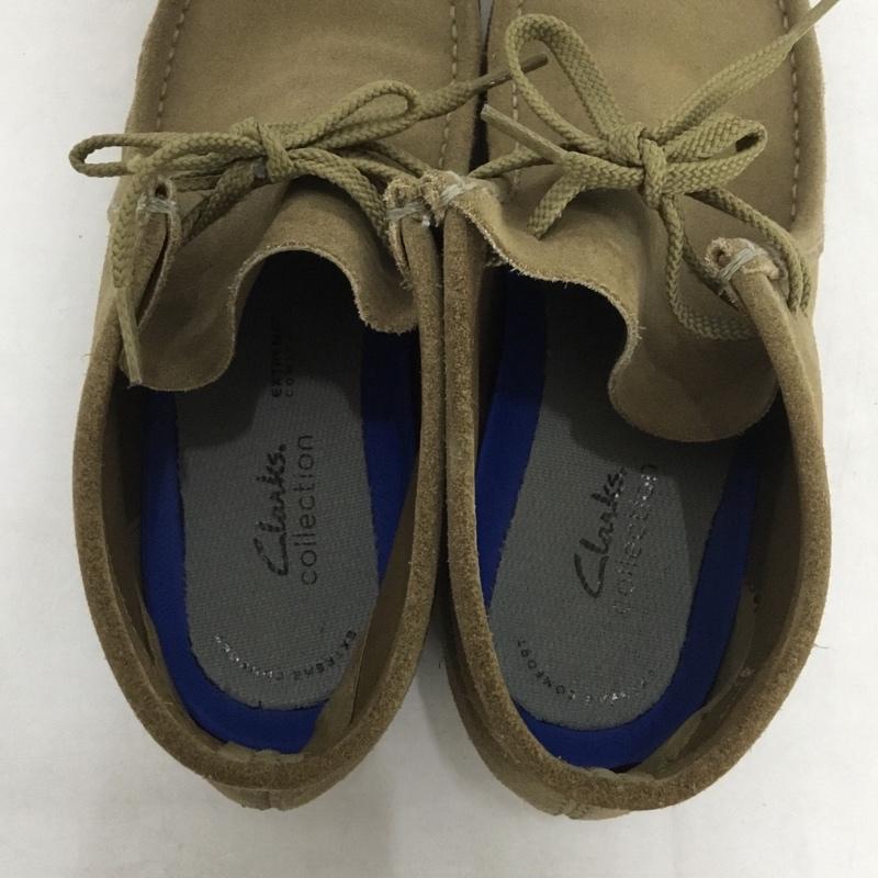 クラークス Clarks カジュアルシューズ カジュアルシューズ 261594387065 Shacre Boot UK8.5 US:9.5 ワンポイント ベージュ / ベージュ / メンズ USED 古着 中古 10138329