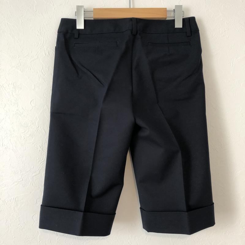 アナイ ANAYI パンツ ショートパンツ ハーフパンツ ロールアップ センタープレス 38 無地 紺 / ネイビー / レディース USED 古着 中古 10029192
