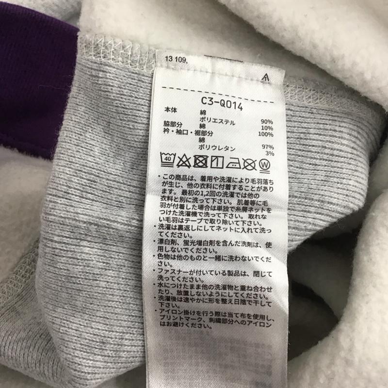 チャンピオン Champion トレーナー 長袖 c3-q014 長袖トレーナー スウェット クルーネック プルオーバー XL ロゴ、文字 灰 / グレー / メンズ USED 古着 中古 10134798