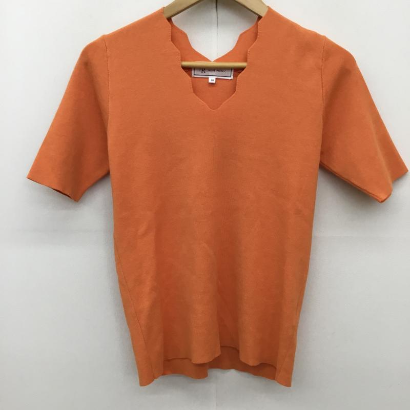 ロペピクニック ROPE PICNIC カットソー 半袖 38 無地 橙 / オレンジ / レディース USED 古着 中古 10139197