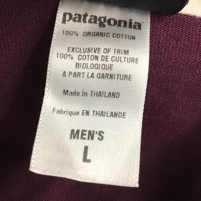 パタゴニア patagonia ポロシャツ 長袖 54705f4 長袖ポロシャツ 長袖カットソー ラガーシャツ 00s L ボーダー柄 黄 / イエロー / X 紫 / パープル / X 紺 / ネイビー / メンズ USED 古着 中古 10134696