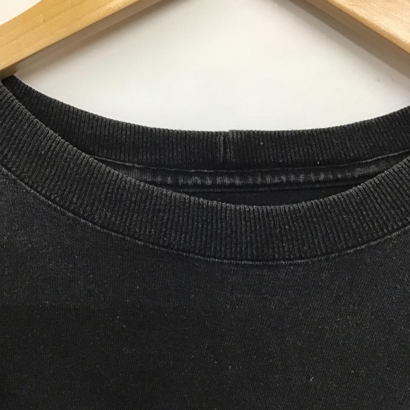 カーハート Carhartt Tシャツ 半袖 半袖カットソー プリントTシャツ クルーネックカットソー L ロゴ、文字 黒 / ブラック / メンズ USED 古着 中古 10137076
