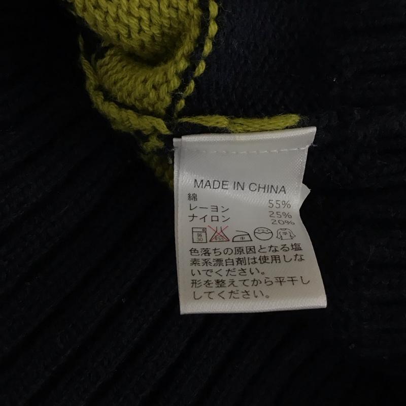 バナナリパブリック BANANA REPUBLIC ニット、セーター 長袖 長袖ニットカットソー ニット セーター クルーネックニット S ボーダー柄 マルチカラー / マルチカラー / レディース USED 古着 中古 10117886