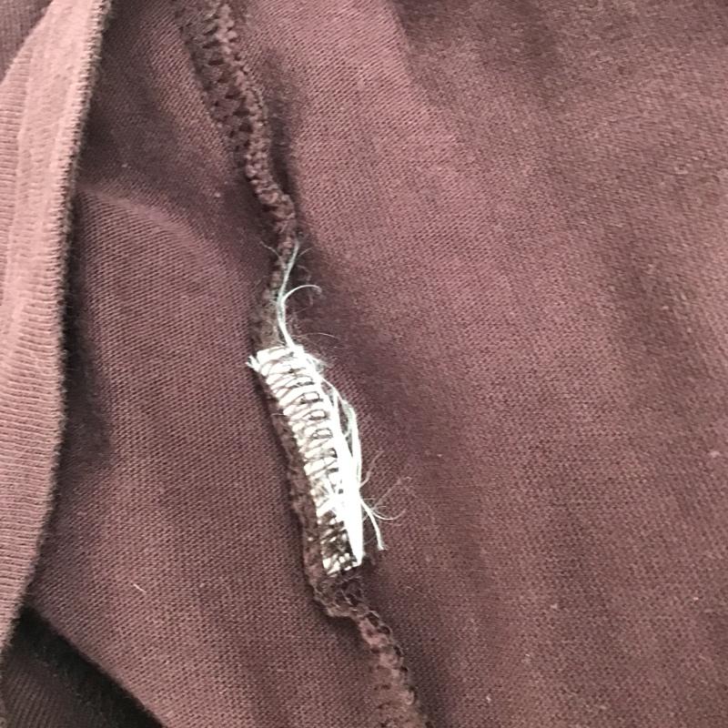 アディダス adidas カットソー 長袖 長袖カットソー クルーネックカットソー ロングスリーブカットソー プリントTシャツ ロゴ、文字 えんじ / ワインレッド / メンズ USED 古着 中古 10123681