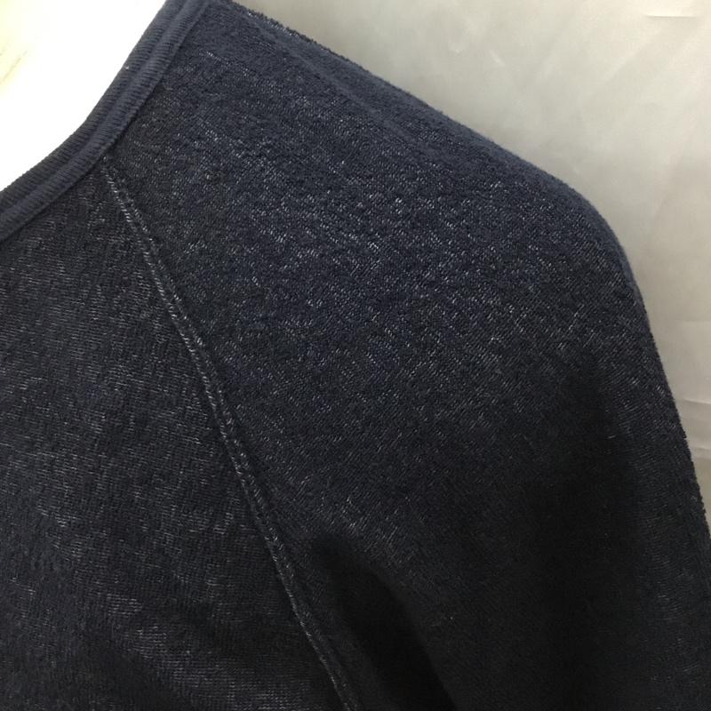 ハリウッドランチマーケット HOLLYWOOD RANCH MARKET カットソー 半袖 L 無地 紺 / ネイビー /  メンズ USED 古着 中古 10113473