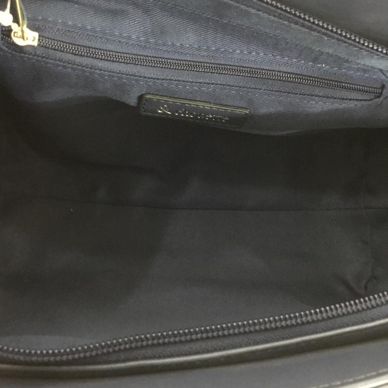 アンドシュエット & chouette トートバッグ トートバッグ 1820105761 ショルダー 2WAY ロゴ、文字 紺 / ネイビー / レディース USED 古着 中古 10136973