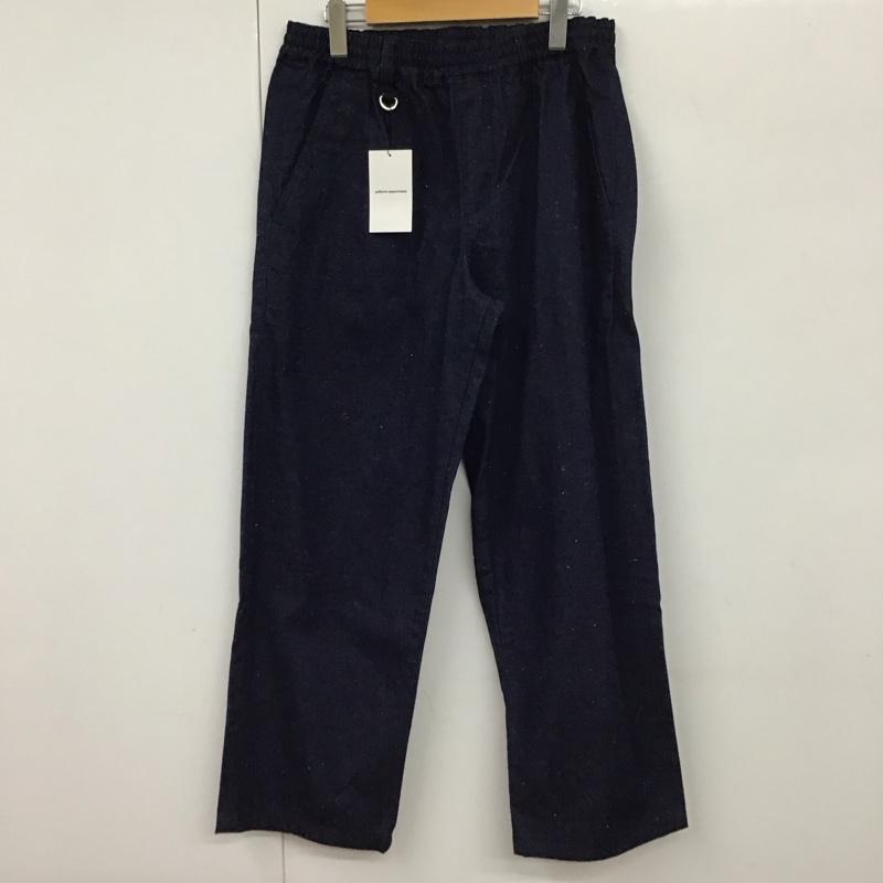 ユニフォームエクスペリメント uniform experiment パンツ デニム、ジーンズ デニムパンツ ワイドパンツ カジュアルパンツ 2 無地 インディゴ / インディゴ / メンズ USED 古着 中古 10130500