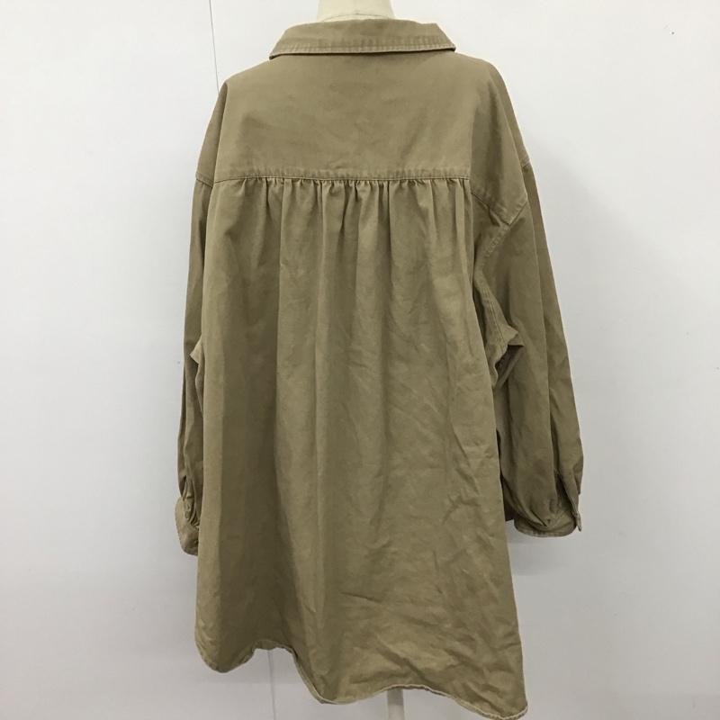 チャオパニックティピー CIAOPANIC TYPY シャツ、ブラウス 長袖 無地 ベージュ / ベージュ / レディース USED 古着 中古 10121511