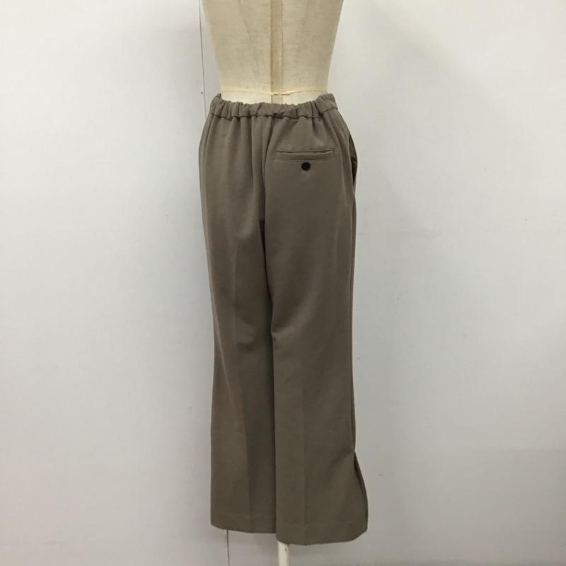 アーバンリサーチ URBAN RESEARCH ボトムス ボトムス UR14-24X001 カットソーイージーパンツ 36 無地 茶 / ブラウン / レディース USED 古着 中古 10118808