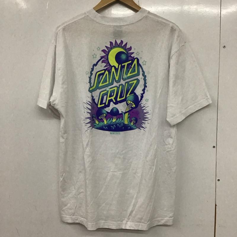 サンタクルーズ SANTA CRUZ Tシャツ 半袖 502232434 XL プリント X ロゴ、文字 白 / ホワイト / レディース USED 古着 中古 10134819