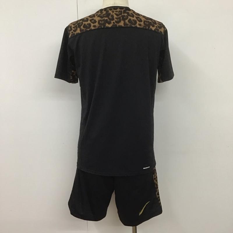 エフシーレアルブリストル F.C.Real Bristol セットアップ セットアップ 半袖カットソー ハーフパンツ 2点セット スポーツウェア セットアップ nike コラボ S ヒョウ柄・レオパード柄 黒 / ブラック / メンズ USED 古着 中古 10107748