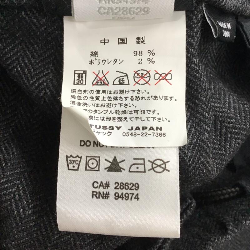ステューシー STUSSY パンツ スラックス スラックス ワイドパンツ カジュアルパンツ ストレッチ L 総柄 灰 / グレー / メンズ USED 古着 中古 10130745