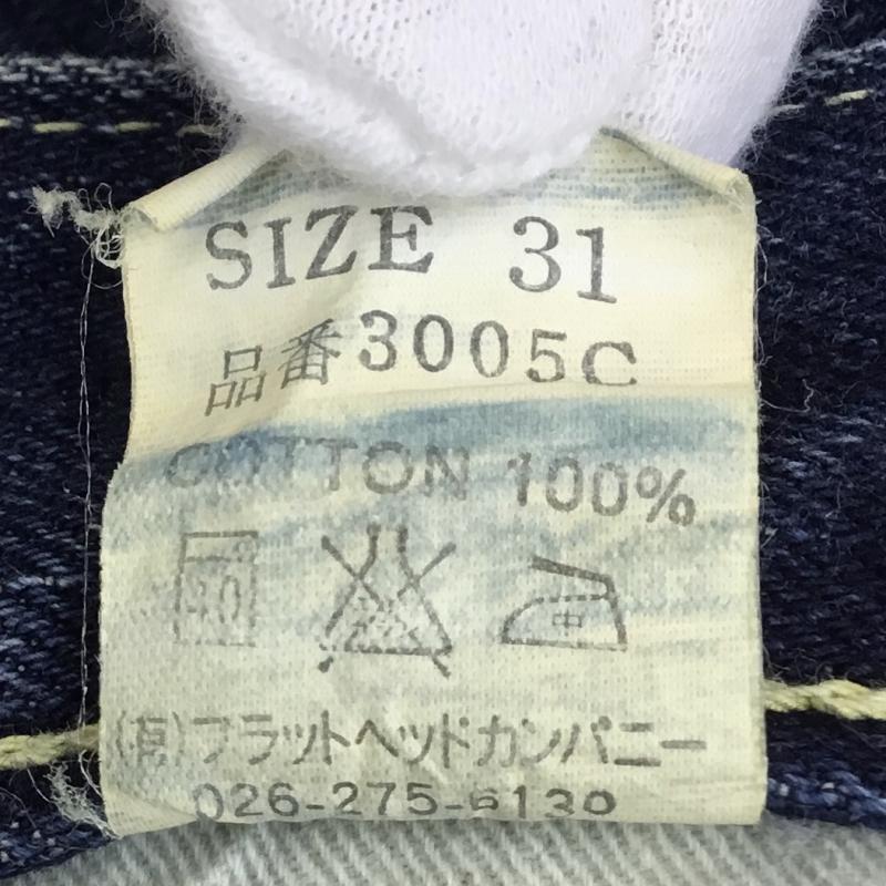 フラットヘッド The Flat Head パンツ デニム、ジーンズ 3005C 31インチ 無地 青 / ブルー / メンズ USED 古着 中古 10134247