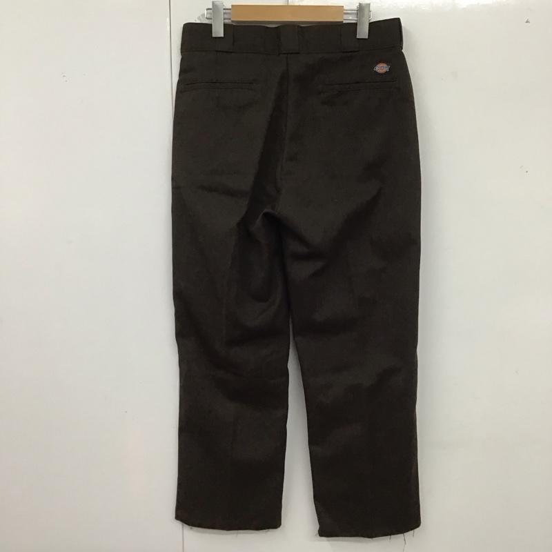 ディッキーズ Dickies パンツ チノパン チノパン ワイドパンツ カジュアルパンツ 32インチ 無地 茶 / ブラウン /  メンズ USED 古着 中古 10126113