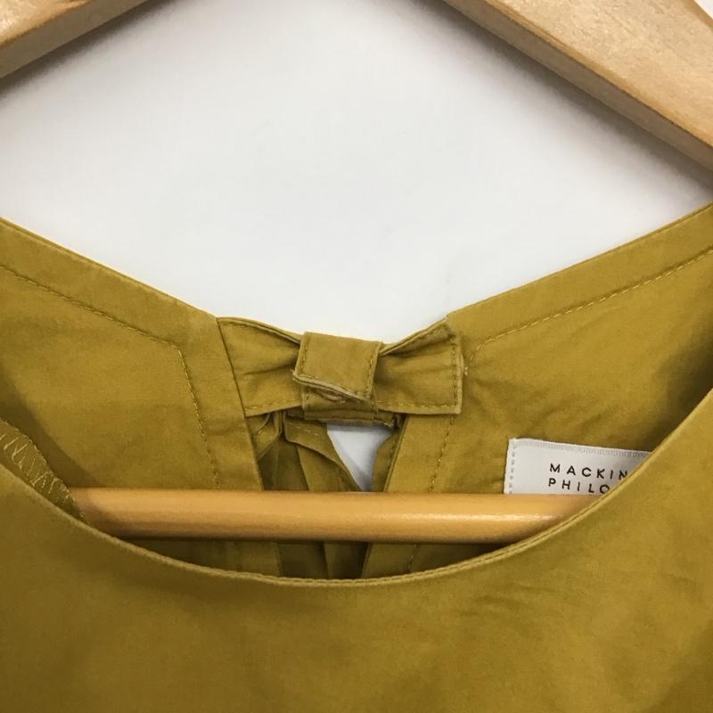 マッキントッシュフィロソフィー MACKINTOSH PHILOSOPH カットソー 長袖 34 無地 マスタード / マスタード / レディース USED 古着 中古 10131135