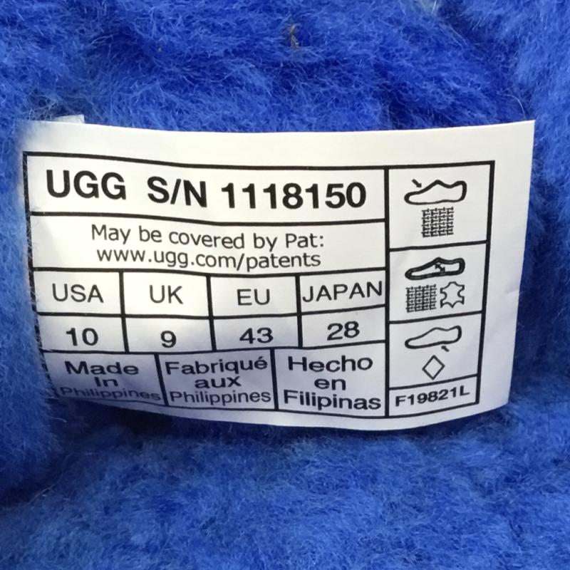 アグ UGG サンダル サンダル 1118150 28.0cm ロゴ、文字 青 / ブルー / メンズ USED 古着 中古 10136552