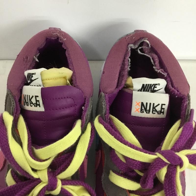 ナイキ NIKE スニーカー スニーカー DM7901 500 BLAZER LOW SACAI KAWS トリプルコラボレーション 27cm 27.0cm ロゴ、文字 紫 / パープル / メンズ USED 古着 中古 10146040