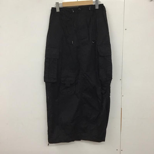 スライ SLY スカート ロングスカート 030GSZ31-4200 MANY POCKET 2WAY 2 無地 黒 / ブラック /  レディース USED 古着 中古 10131980