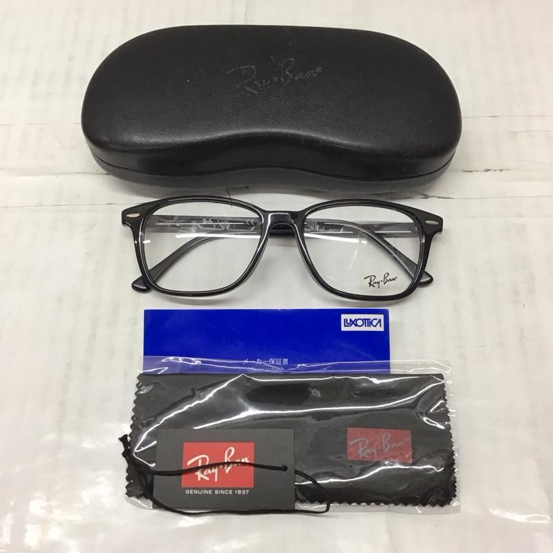 レイバン Ray-Ban めがね・サングラス めがね RB7119F ロゴ、文字 黒 / ブラック / メンズ USED 古着 中古 10114308