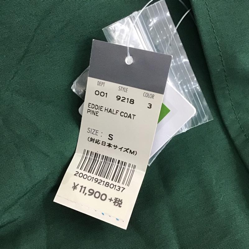 エディーバウアー Eddie Bauer コート コート一般 S 無地 緑 / グリーン / メンズ USED 古着 中古 10111378