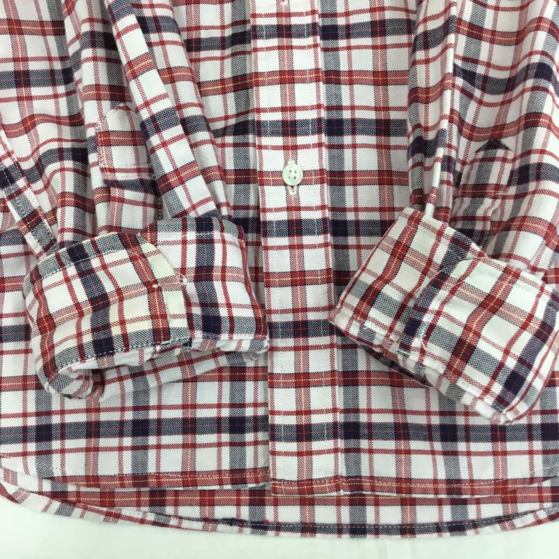 トミーヒルフィガー TOMMY HILFIGER シャツ、ブラウス 長袖 L チェック 桃 / ピンク / X 赤 / レッド / メンズ USED 古着 中古 10138864