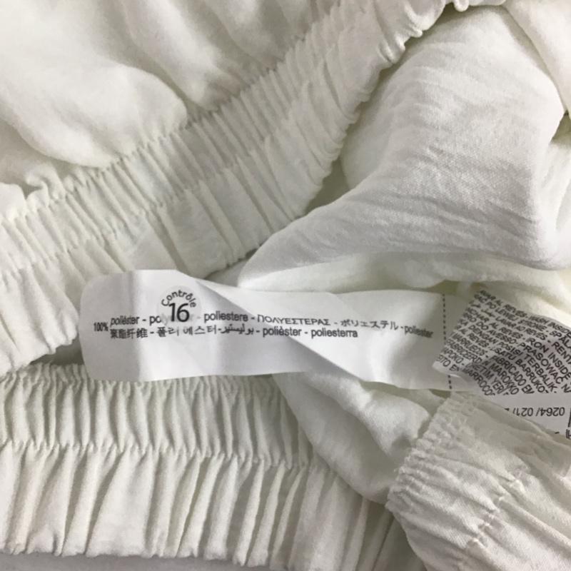 ザラ ZARA カットソー 半袖 半袖カットソー 無地Tシャツ クルーネックカットソー M 無地 白 / ホワイト / レディース USED 古着 中古 10129533