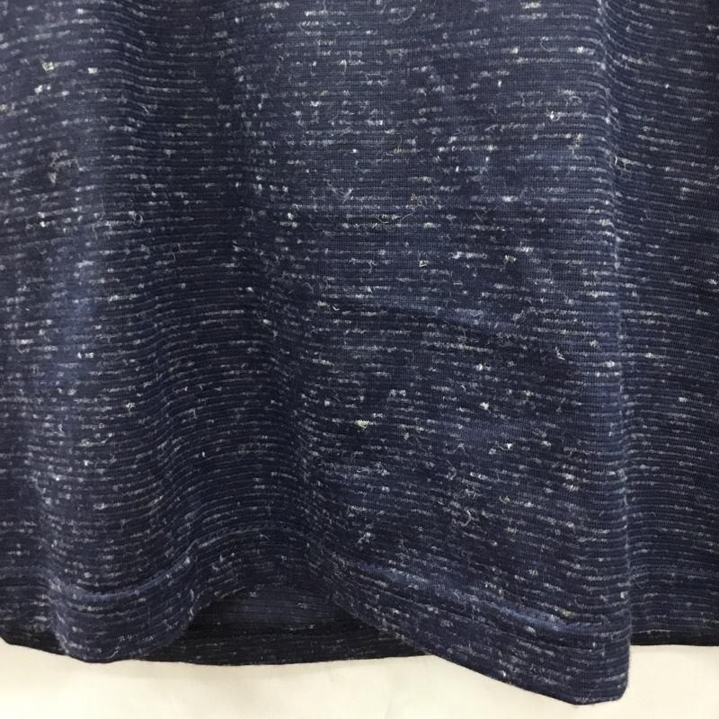 グリーンレーベルリラクシング green label relaxing カットソー 半袖 3517-699-0369 フレンチスリーブ 無地 紺 / ネイビー / レディース USED 古着 中古 10118157