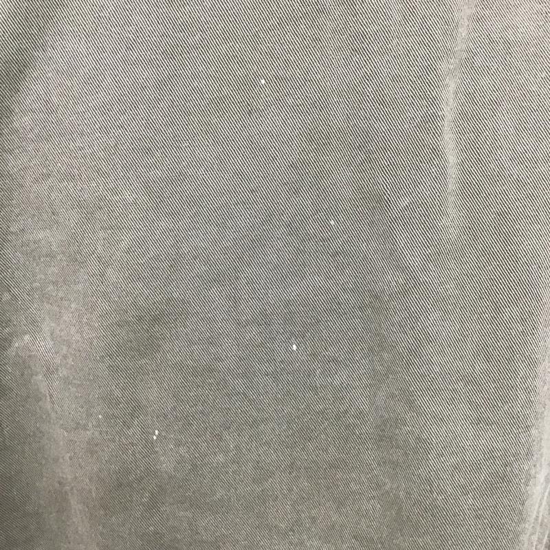ザラメン ZARA MAN カットソー 半袖 ダメージ加工 無地Tシャツ クルーネックカットソー ミリタリー半袖カットソー XL 無地 カーキ / カーキ / メンズ USED 古着 中古 10105615