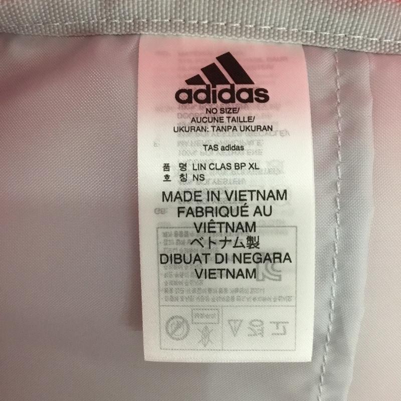 アディダス adidas リュックサック、デイパック リュックサック、デイバッグ DT8641 リニアロゴバックパック タグ付き ロゴ、文字 桃 / ピンク / レディース USED 古着 中古 10132765