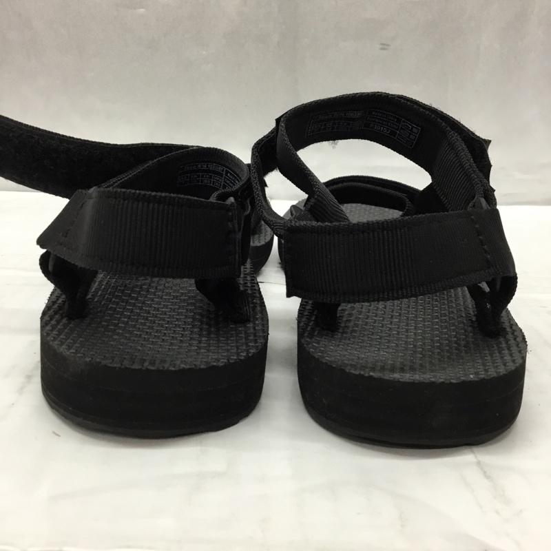 テバ Teva サンダル サンダル 1003987 ORIGINAL UNIVERSAL スポーツサンダル 24cm 24.0cm ロゴ、文字 黒 / ブラック / レディース USED 古着 中古 10106474