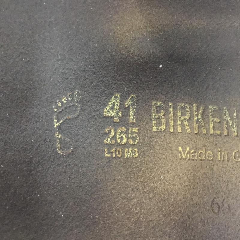 ビルケンシュトック BIRKENSTOCK サンダル サンダル アリゾナ 41 26.5cm 26.5cm 無地 黒 / ブラック / メンズ USED 古着 中古 10134820