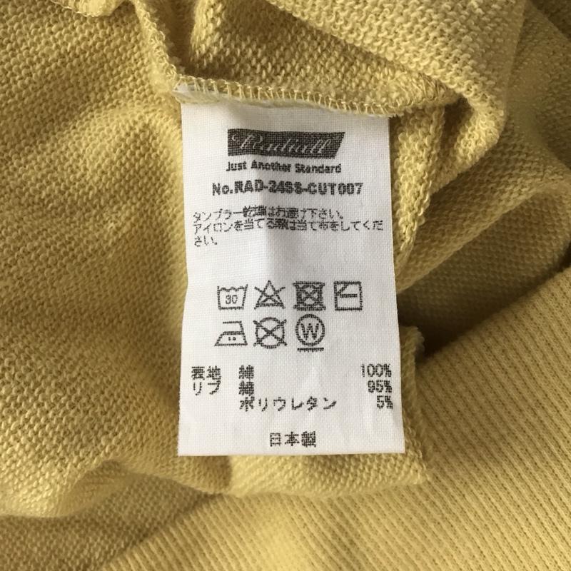 ラディアル RADIALL トレーナー 長袖 RAD-24SS-CUT007 CREWNECKSWEATSHIRTL/S 長袖トレーナー スウェット L ロゴ、文字 マスタード / マスタード / メンズ USED 古着 中古 10107137