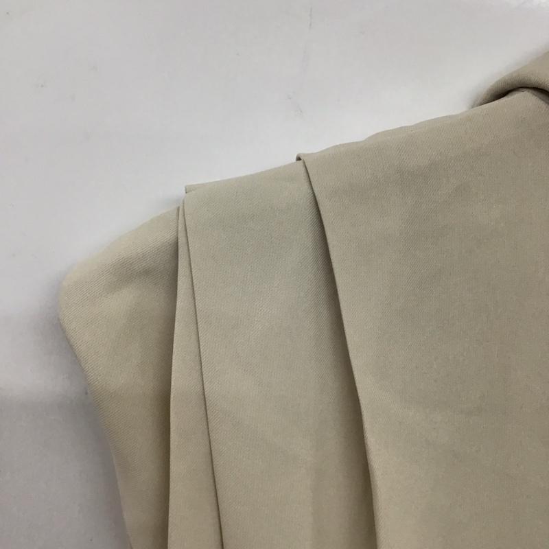 ムルーア MURUA ワンピース ロングスカート 012330302101-01 ウエストベルトワイドロンパース オールインワン ノースリーブ ワイドパンツ FREE 無地 アイボリー / アイボリー / レディース USED 古着 中古 10138396