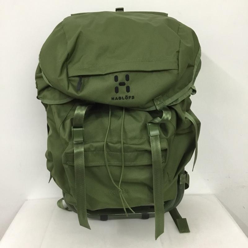 ホグロフス HAGLOFS リュックサック、デイパック リュックサック、デイバッグ COMBI バックパック チェア付き アウトドア ロゴ、文字 カーキ / カーキ / メンズ USED 古着 中古 10130022