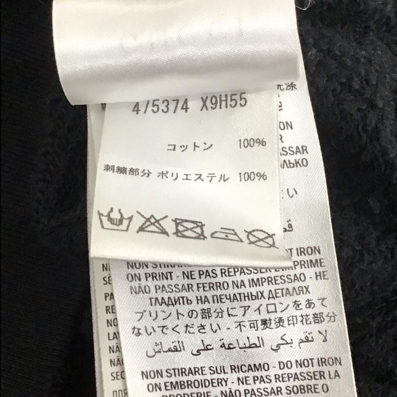グッチ GUCCI パーカー 長袖 長袖パーカー フード付きパーカー プリントスウェット トレーナー M プリント 黒 / ブラック / メンズ USED 古着 中古 10110413