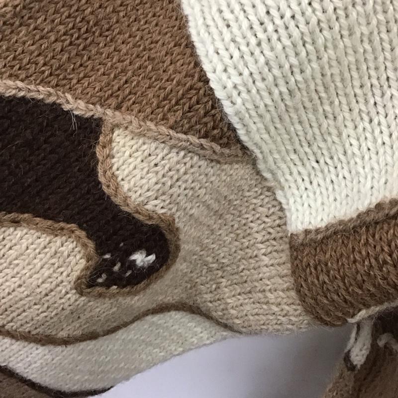 古着 USED ニット、セーター 長袖 長袖ニットカットソー ニット セーター クルーネックニット 古着 総柄 マルチカラー / マルチカラー / メンズ USED 古着 中古 10123713