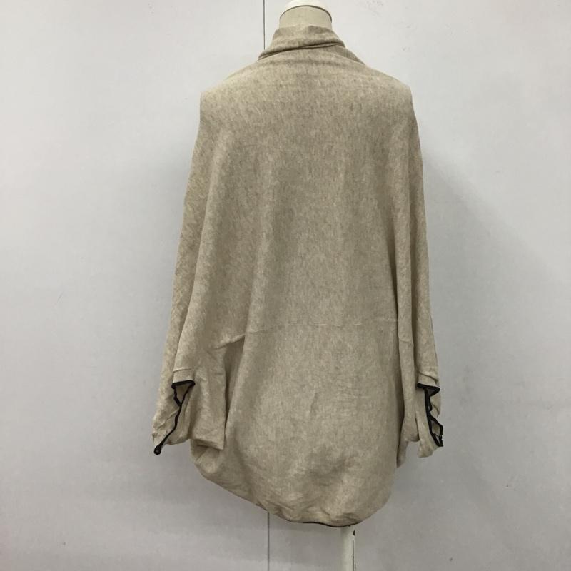 ニコアンド niko and... カーディガン 半袖 無地 ベージュ / ベージュ / レディース USED 古着 中古 10106117