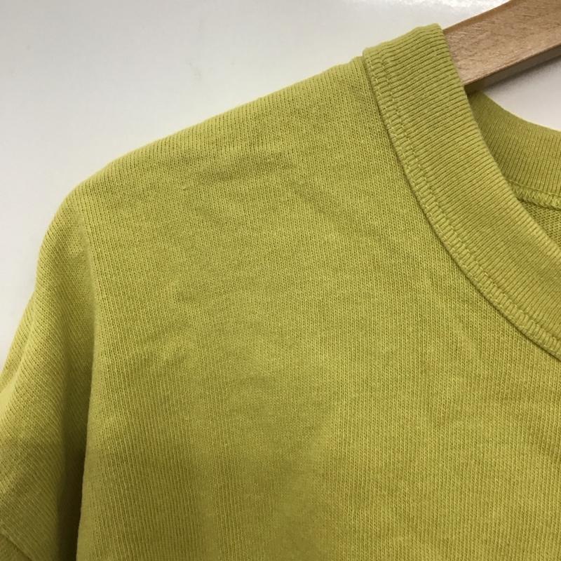 タウンクラフト TOWNCRAFT Tシャツ 半袖 半袖カットソー ポケットTシャツ クルーネックカットソー M ロゴ、文字 黄 / イエロー / メンズ USED 古着 中古 10138409