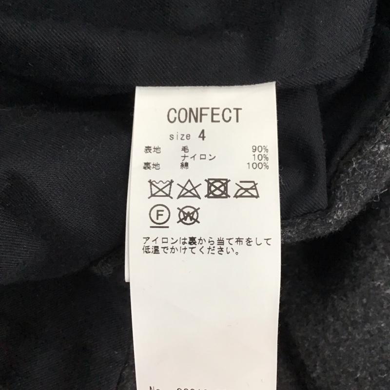 コンフェクト CONFECT ベスト ベスト 02213-0036 ウール 前開き 4 無地 ダークグレー / ダークグレー / メンズ USED 古着 中古 10123529