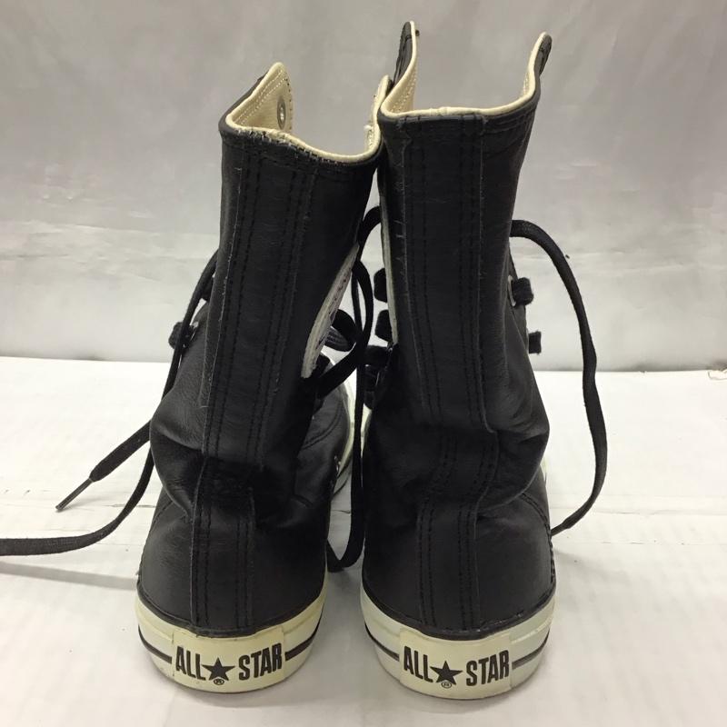 コンバース CONVERSE スニーカー スニーカー 1B144 ハイカット 24cm 24.0cm ロゴ、文字 黒 / ブラック / レディース USED 古着 中古 10121628