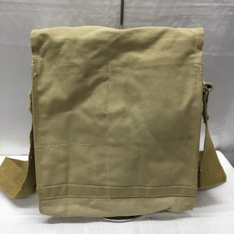 古着 USED ショルダーバッグ ショルダーバッグ ミリタリー フランス軍 ガスマスクバッグ 無地 ベージュ / ベージュ / メンズ USED 古着 中古 10118920