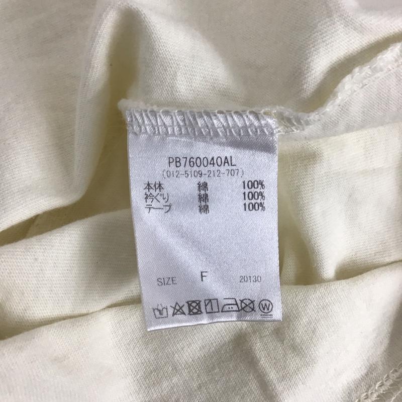 アリシアページボーイ alicia PAGEBOY Tシャツ 半袖 FREE ロゴ、文字 X プリント オフホワイト / オフホワイト / レディース USED 古着 中古 10138165