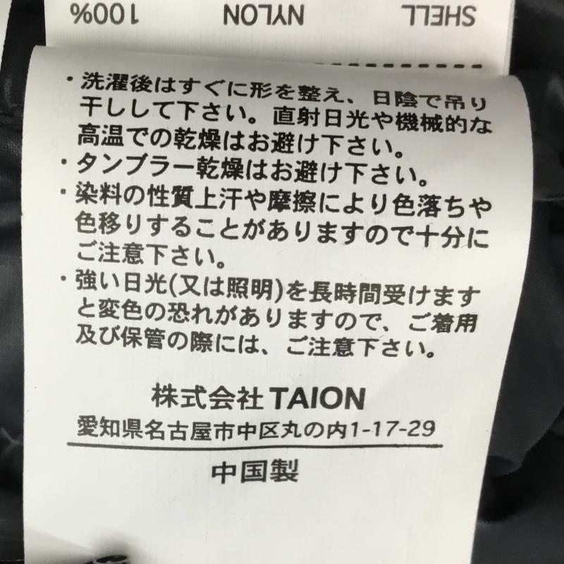 タイオン TAION ジャケット、上着 ダウンジャケット TAION-102VZMT マウンテン パッカブル ボリュームダウンジャケット XL 無地 ダークグレー / ダークグレー / メンズ USED 古着 中古 10140261