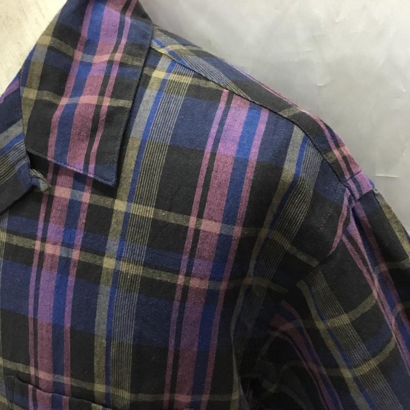 シップス SHIPS シャツ、ブラウス 半袖 半袖シャツ カラーシャツ 半袖カットソー チェックシャツ M チェック マルチカラー / マルチカラー /  メンズ USED 古着 中古 10108726
