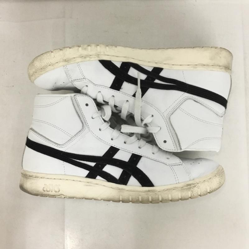 アシックス ASICS スニーカー スニーカー HL7W4 GEL PTG MT 27cm 27.0cm ロゴ、文字 白 / ホワイト / X 黒 / ブラック / メンズ USED 古着 中古 10137393