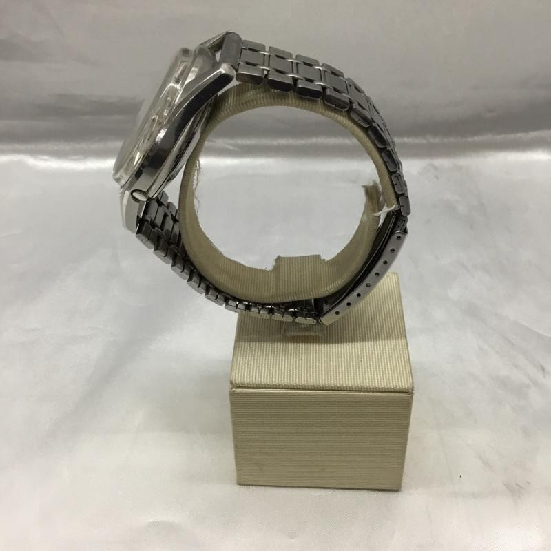 セイコー SEIKO 腕時計 アナログ(自動巻き) 6218-8971 防水 箱有 ロゴ、文字 銀 / シルバー / メンズ USED 古着 中古 10117590