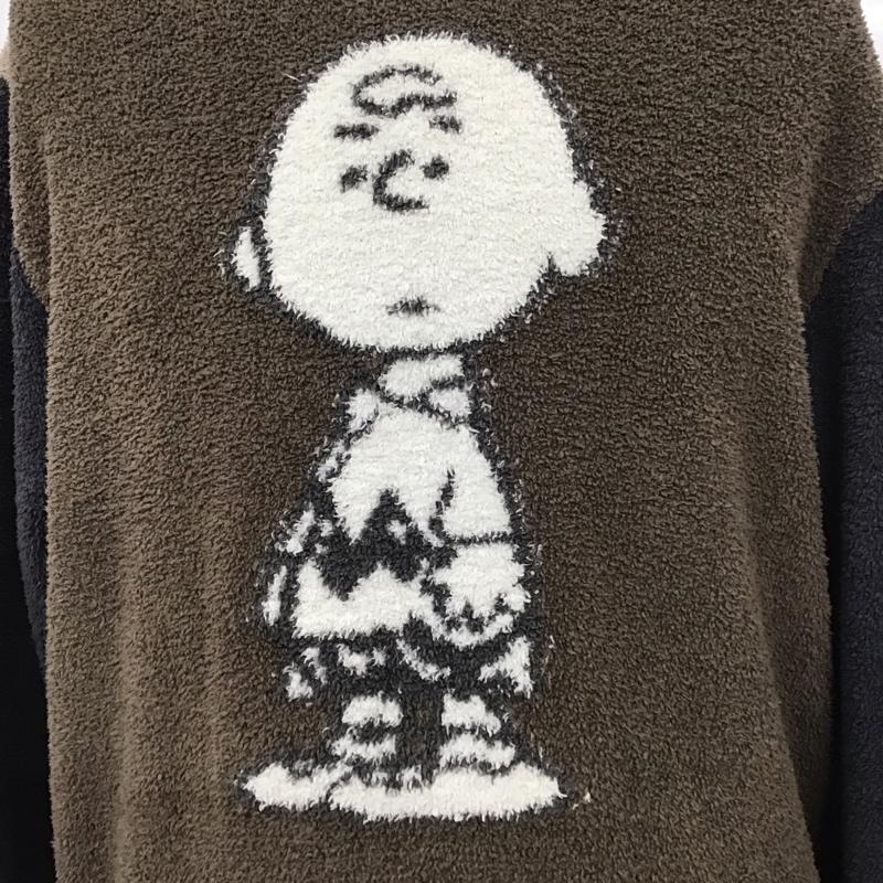 ジェラートピケ gelato pique ウェア ウェア PMNT175900 HOMME PEANUTS SNOOPYコラボ ルームウェア チャーリーブラウン L キャラクター 茶 / ブラウン / メンズ USED 古着 中古 10111068