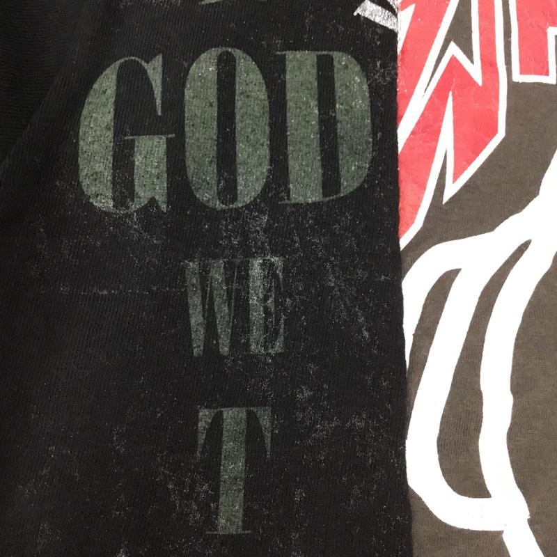 グラム glamb Tシャツ 半袖 GB0218/CS07 MasterpiecesaggyCS 半袖カットソー プリントTシャツ 2 プリント 黒 / ブラック / メンズ USED 古着 中古 10106402